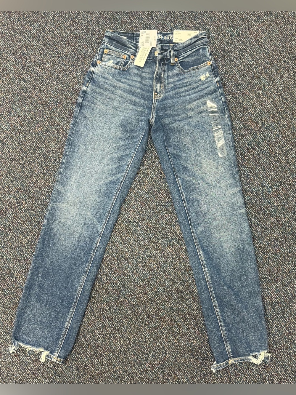 Women’s NWT American Eagle Dark Wash Denim Jeans - Size 00 Regular